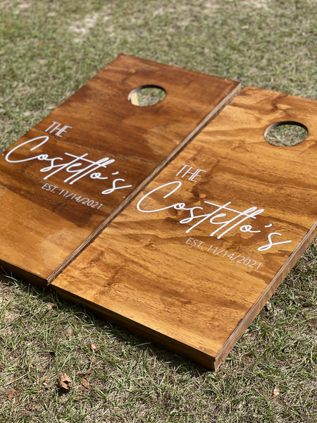 Guestbook Cornhole Set With Bean Bags
