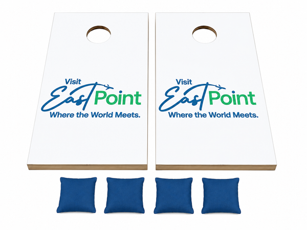 Business Logo Cornhole Set With Bean Bags