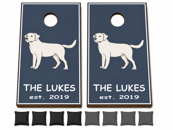Custom Dog Cornhole Set With Bean Bags