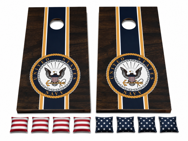 US Navy Cornhole Set With Bean Bags