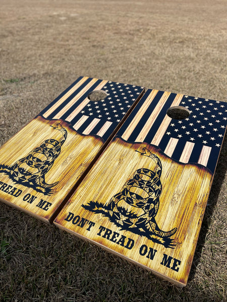 Don’t Tread Cornhole Set With Bean Bags