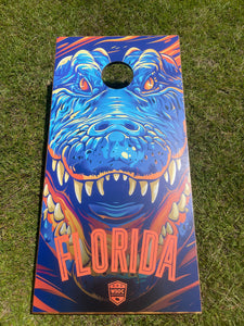 Gators Cornhole Set With Bean Bags