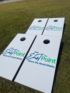 Business Logo Cornhole Set With Bean Bags