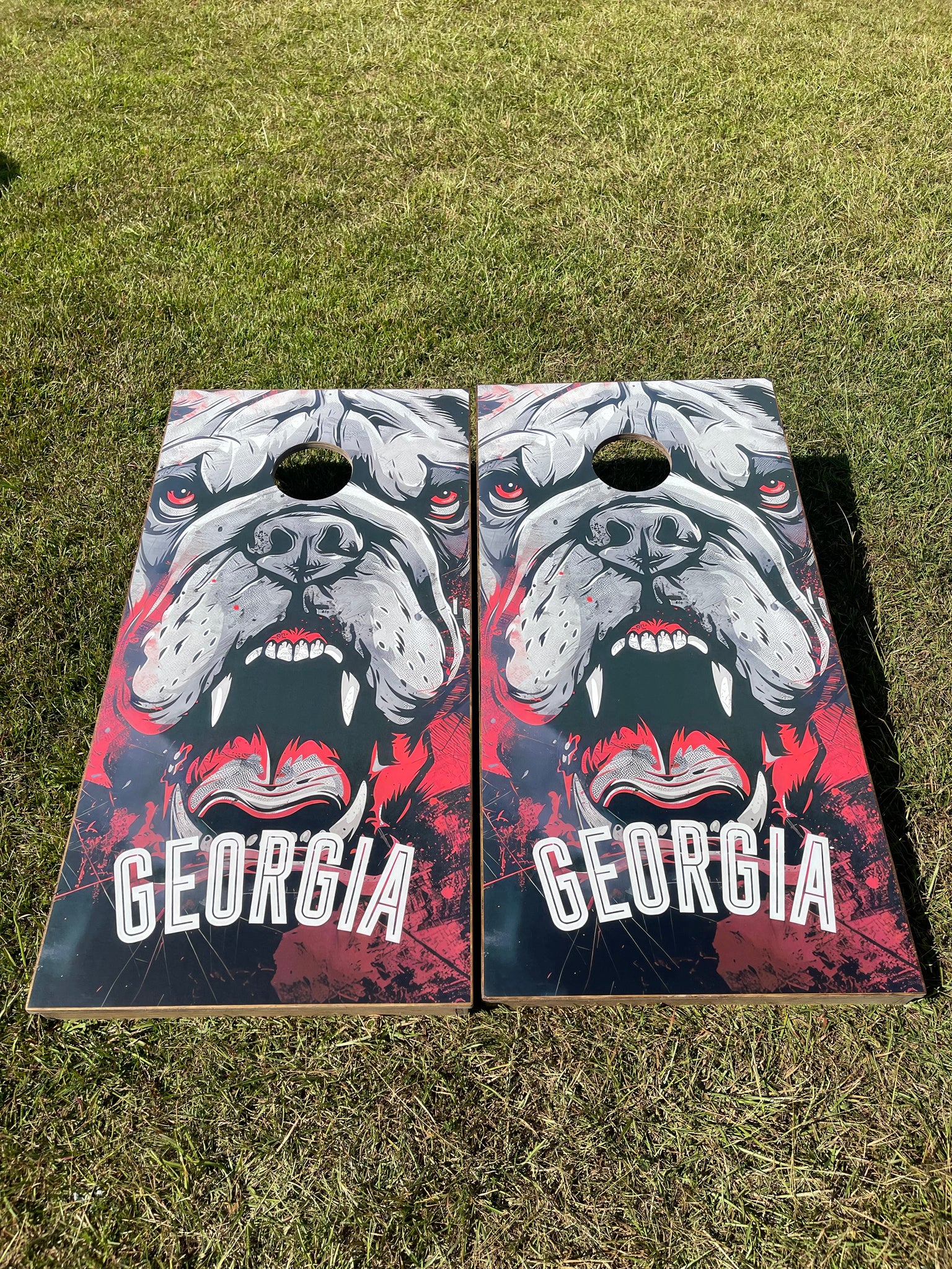 Bulldogs Cornhole Set With Bean Bags