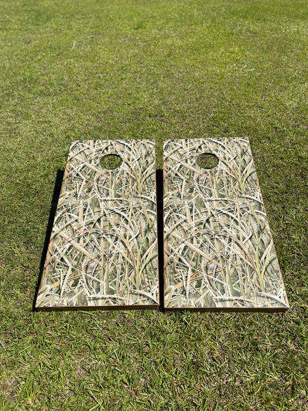 Duck Blind Camo Cornhole Set With Bean Bags