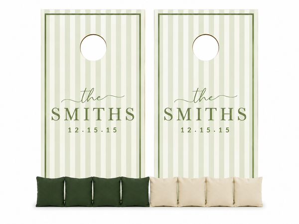 Wedding Cornhole Set With Bean Bags
