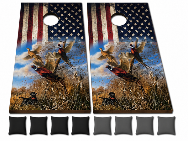 Pheasants Cornhole Set With Bean Bags