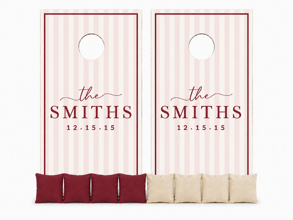 Wedding Cornhole Set With Bean Bags