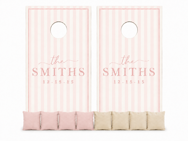 Wedding Cornhole Set With Bean Bags