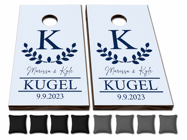 Wedding Cornhole Set With Bean Bags