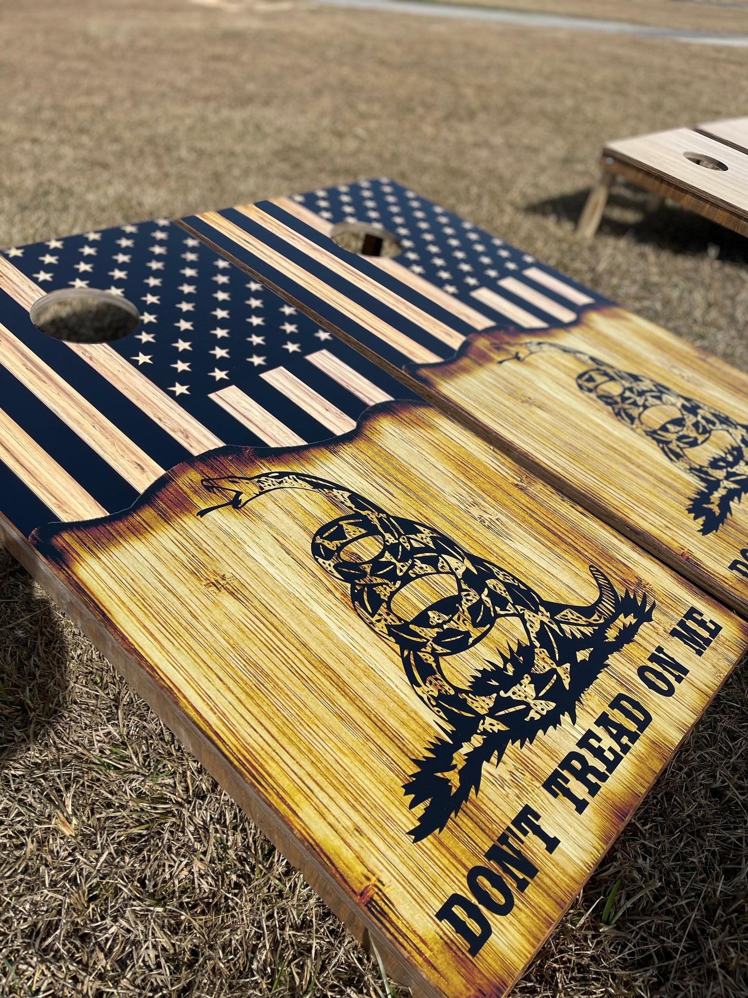 Don’t Tread Cornhole Set With Bean Bags