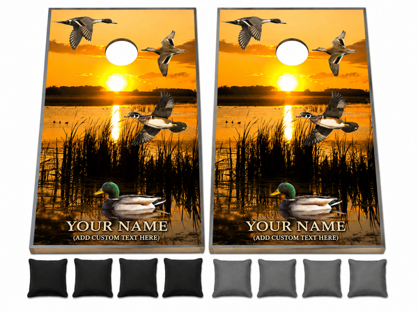 Ducks Cornhole Set With Bean Bags