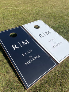 Wedding Cornhole Set With Bean Bags