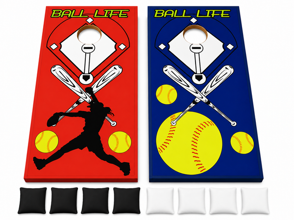 Ball Life Cornhole Set With Bean Bags
