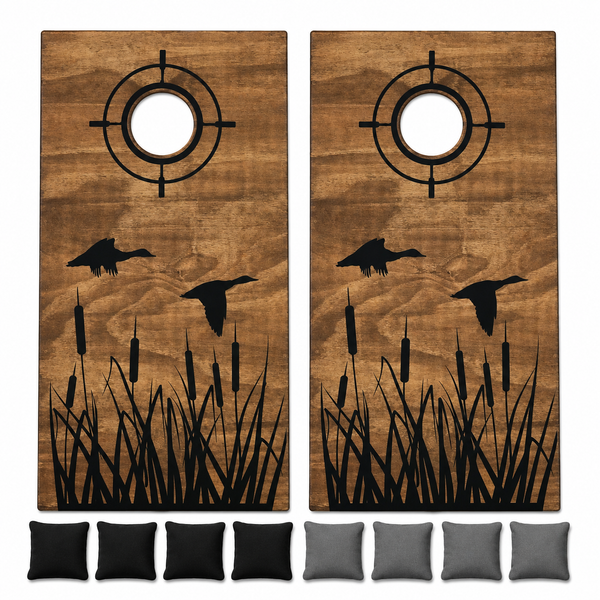 Ducks Silhouette Cornhole Set With Bean Bags