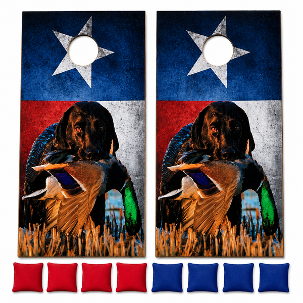 Texas Birddog Cornhole Set With Bean Bags