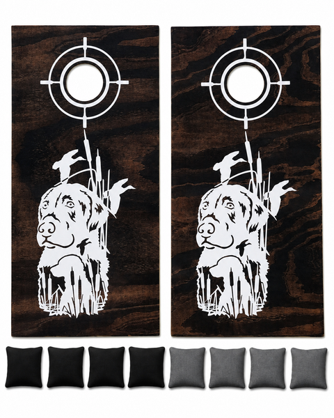 Hunting Dog Cornhole Set With Bean Bags