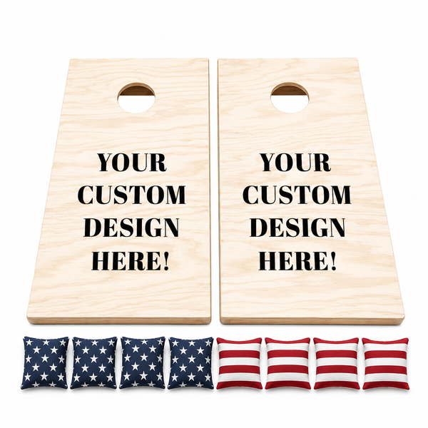 Custom Order Cornhole Set With Bean Bags
