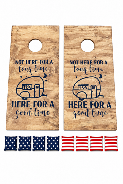 Camping Size Cornhole Set With Bean Bags