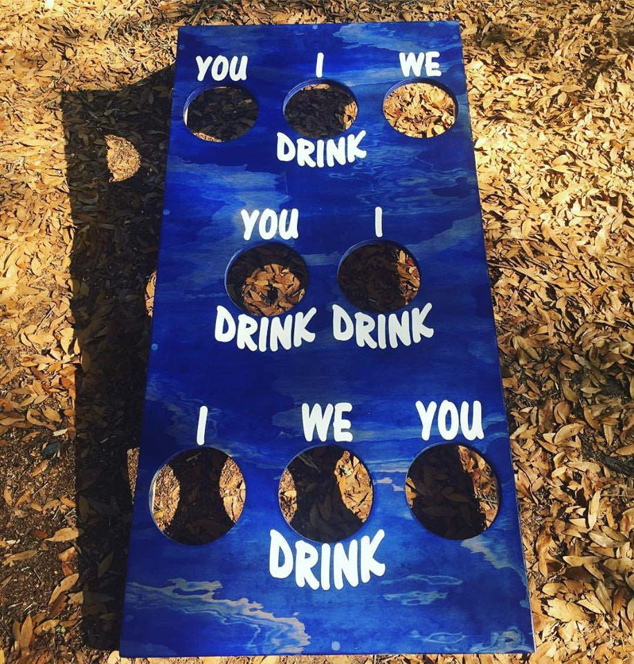 Drink-Up Bean Bag Toss Game 4 bags included