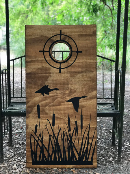 Ducks Silhouette Cornhole Set With Bean Bags