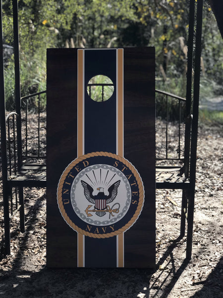 US Navy Cornhole Set With Bean Bags