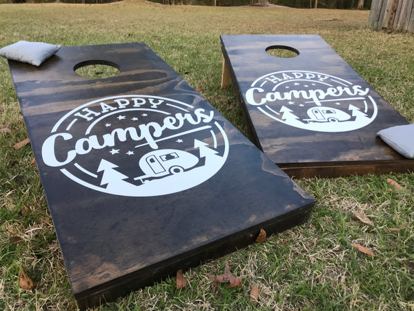 Camping Size Cornhole Set With Bean Bags