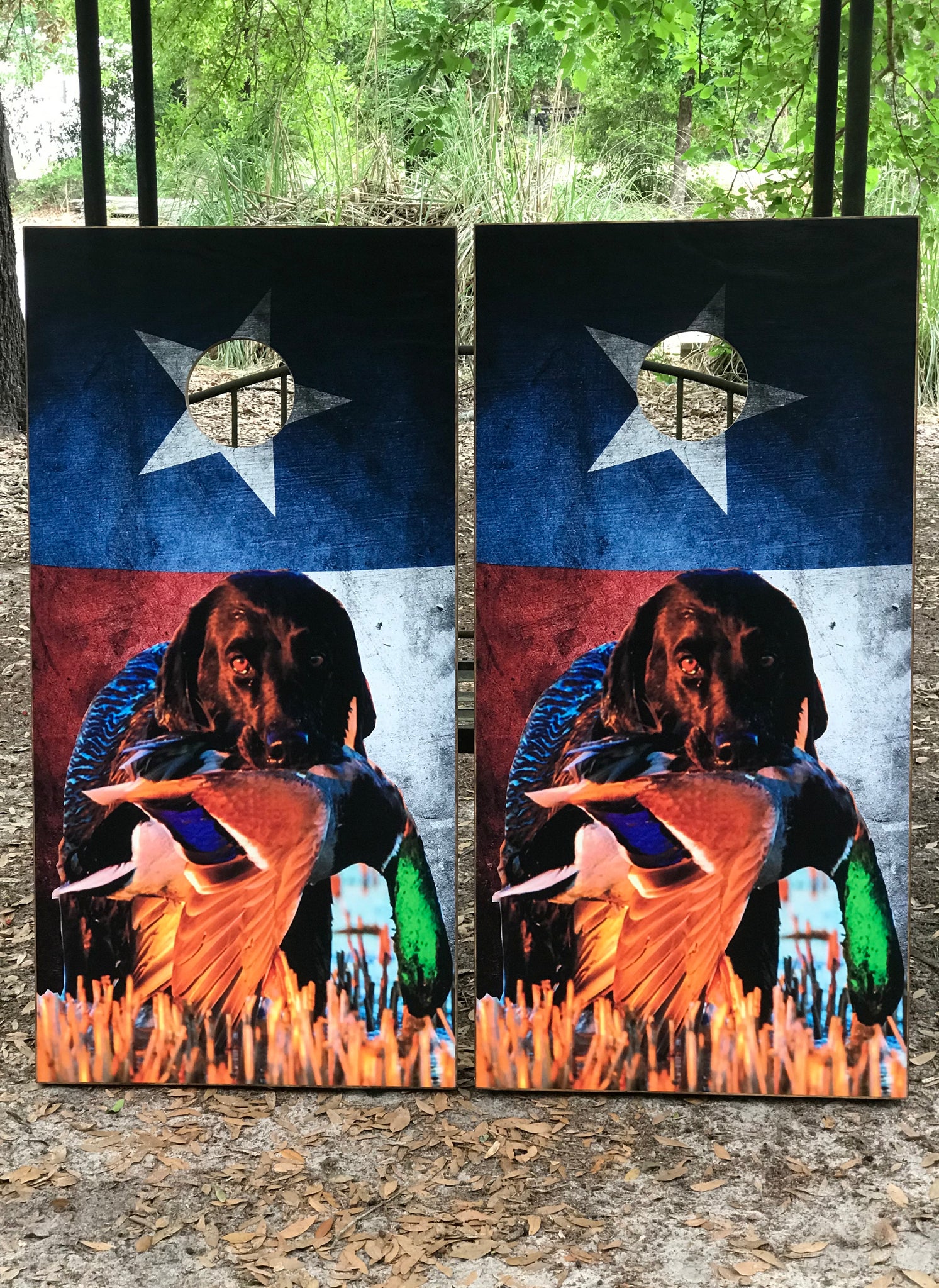 Texas Birddog Cornhole Set With Bean Bags
