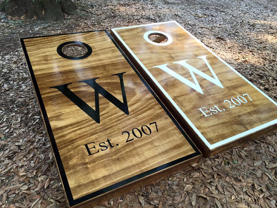 Custom Cornhole Set